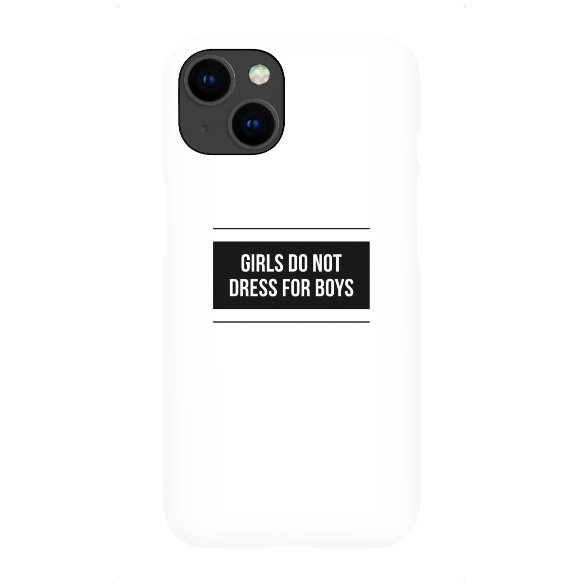 iPhone "Girls Do Not Dress For Boys" Premium-Case Handyhülle artboxONE