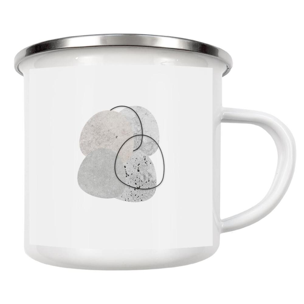 Emaille Tasse "Geometrische konkrete Kunst" artboxONE - Abstrakt,Marmor