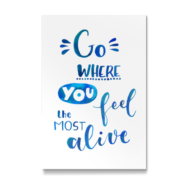 Galerie-Print "Feel Alive" 30x20 cm artboxONE