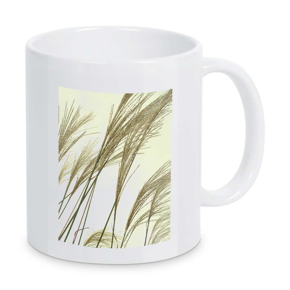 Tasse "Beige Weizenpflanzen" artboxONE - Natur - Beige,Weizenpflanzen,Pflanzen,Floral,Natur,Botanisch