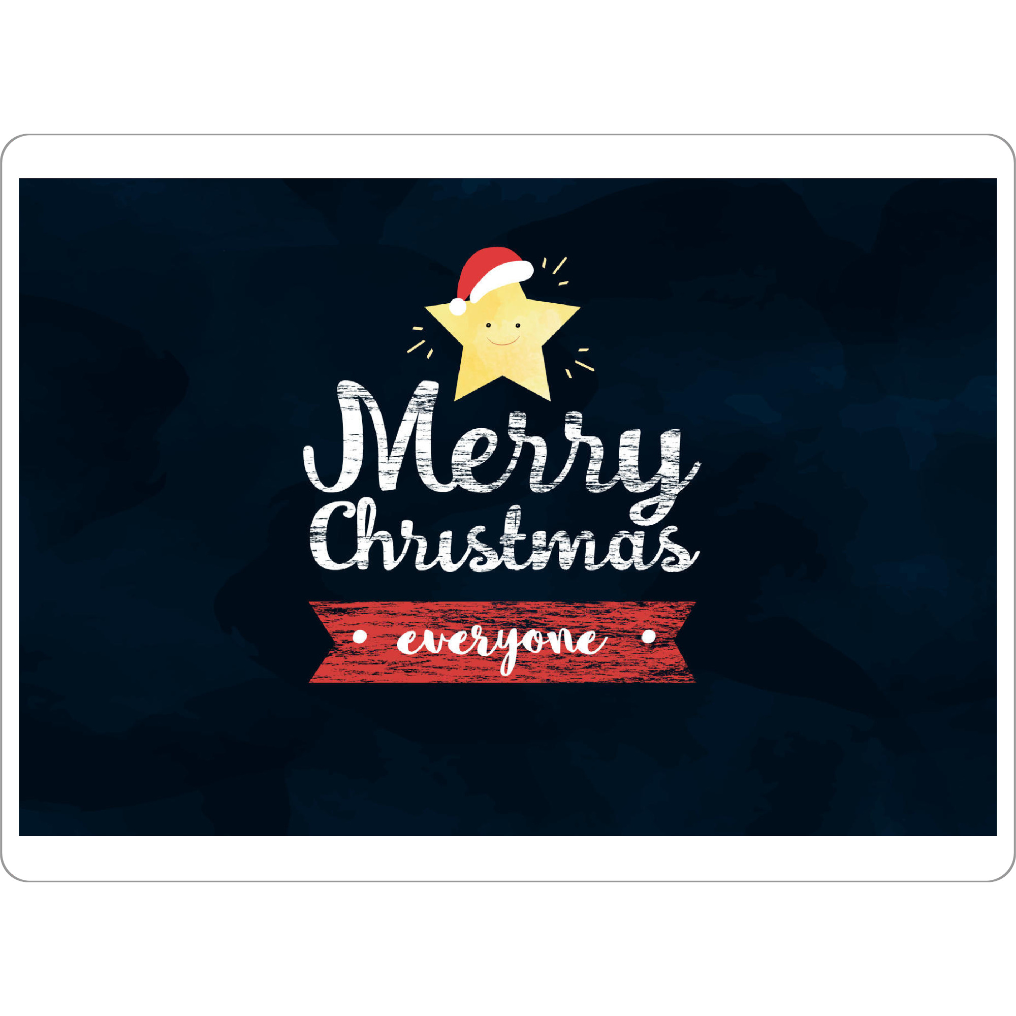 Tischset "Merry Christmas 4" artboxONE - Typografie,Für Kinder,Weihnachten