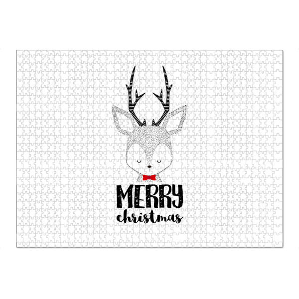 Puzzle Ravensburger "Merry Christmas 2" artboxONE - Für Kinder,Tiere,Weihnachten