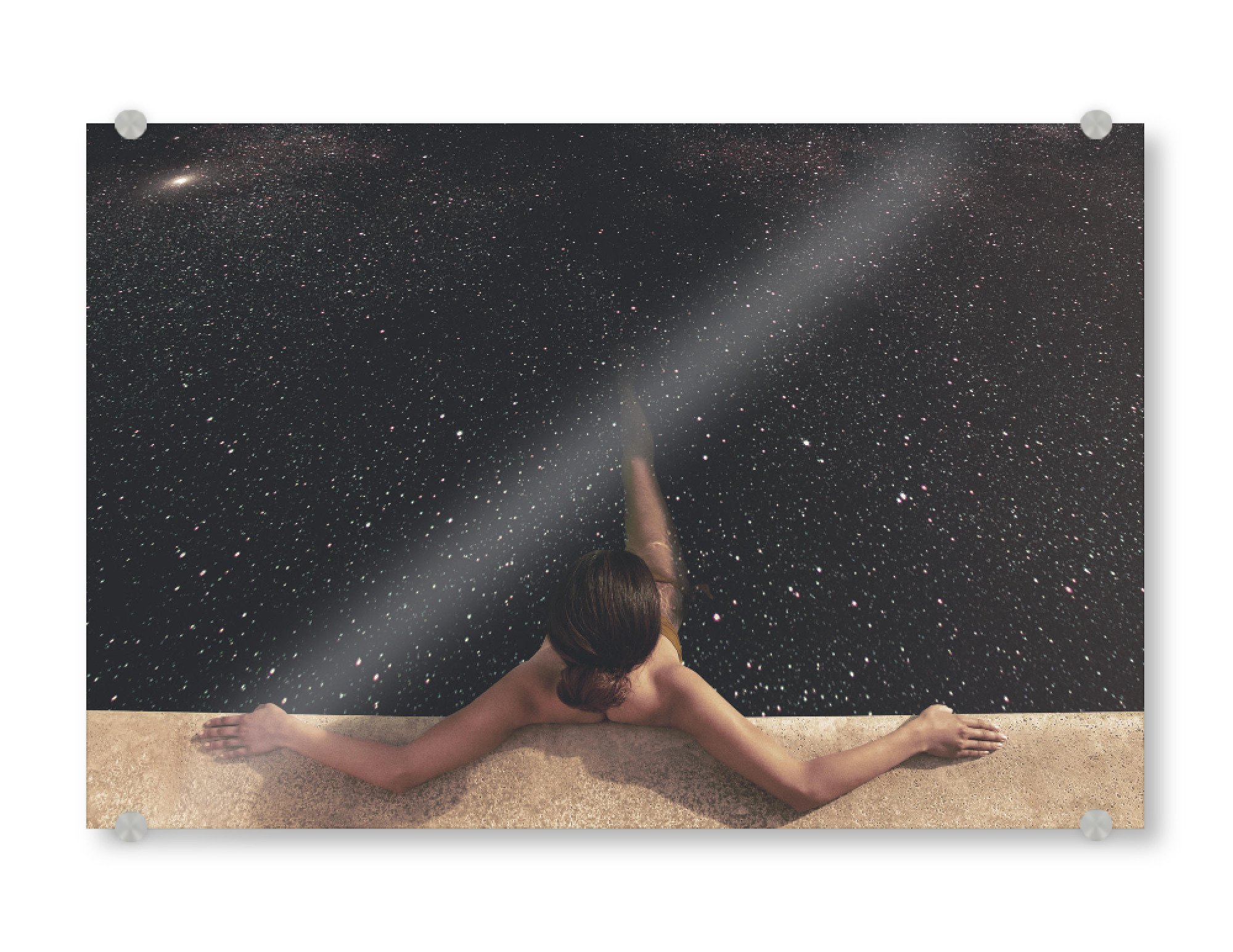 Acrylglasbild "Holynight" artboxONE - Abstrakt,Galaxy