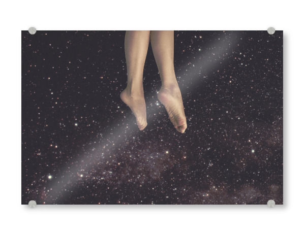 Acrylglasbild "Hung in space" artboxONE - Abstrakt,Galaxy