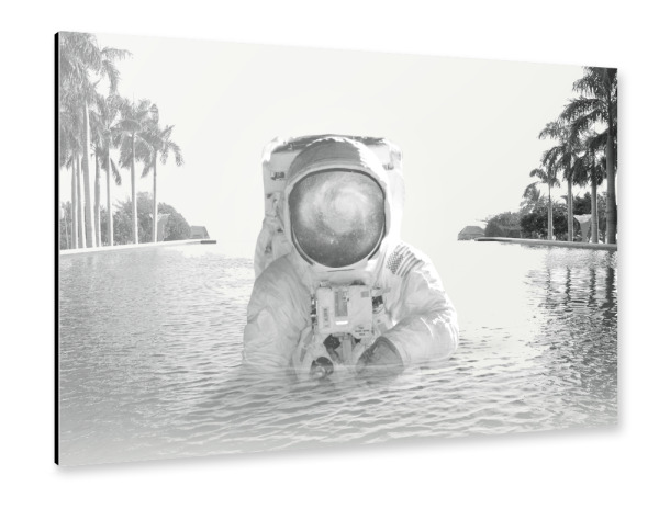 Alu-Dibond "Astronaut 7" 30x20 cm artboxONE