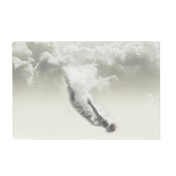 Metall Poster "Sky diver" artboxONE - Abstrakt,Galaxy