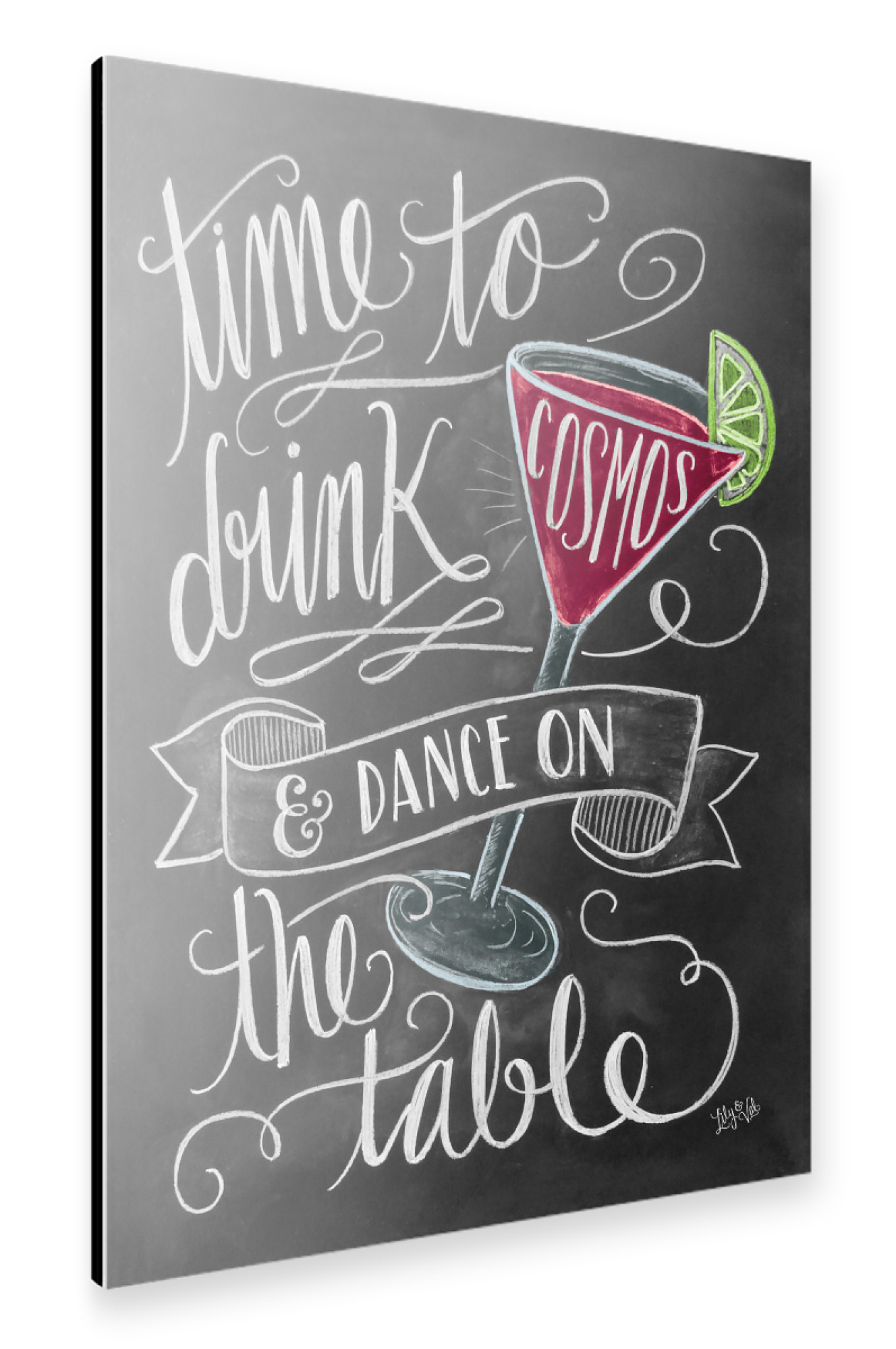 Alu-Dibond "Drink Cosmos" 75x50 cm artboxONE