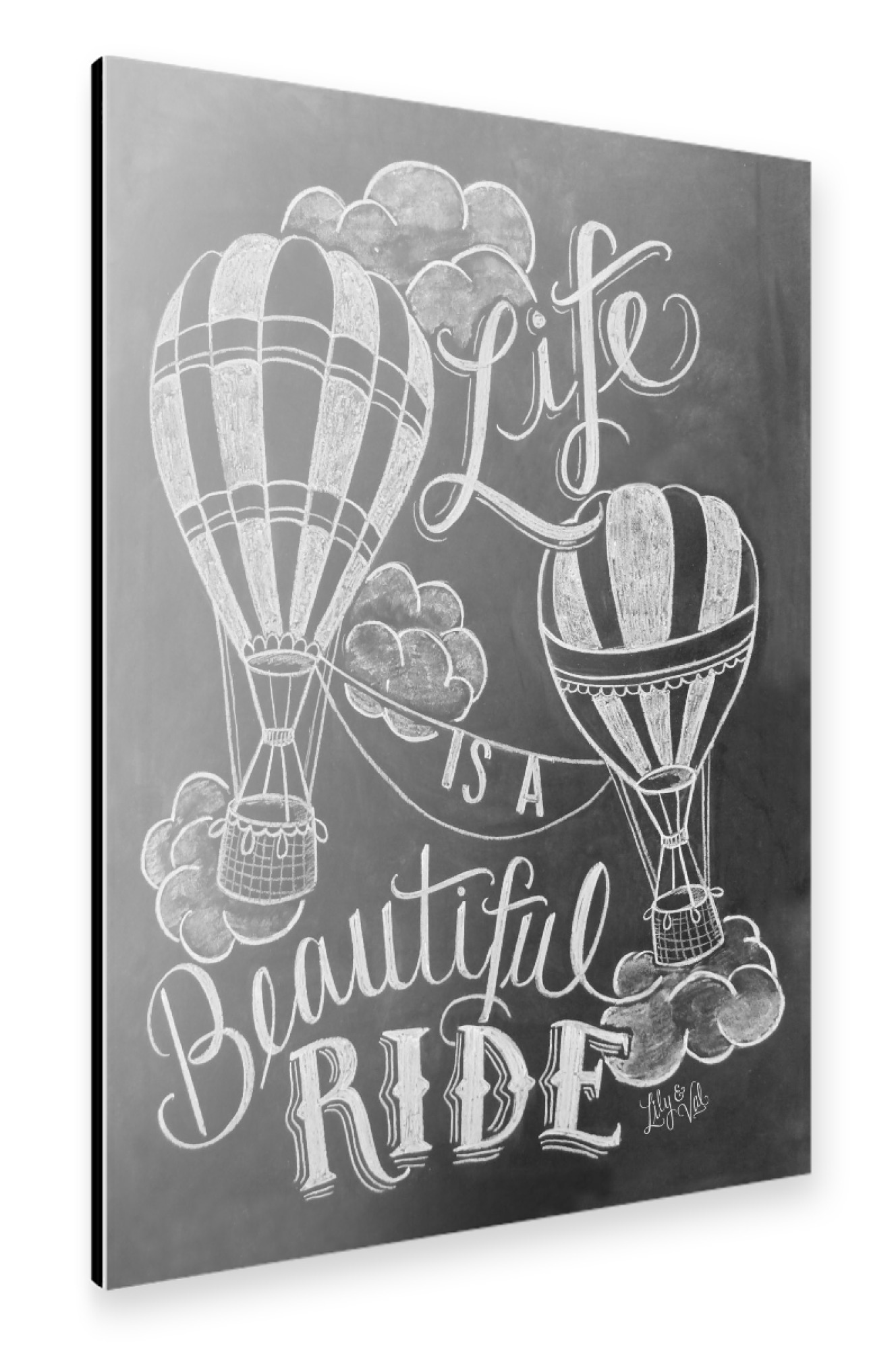 Alu-Dibond "Beautiful Ride" 75x50 cm artboxONE