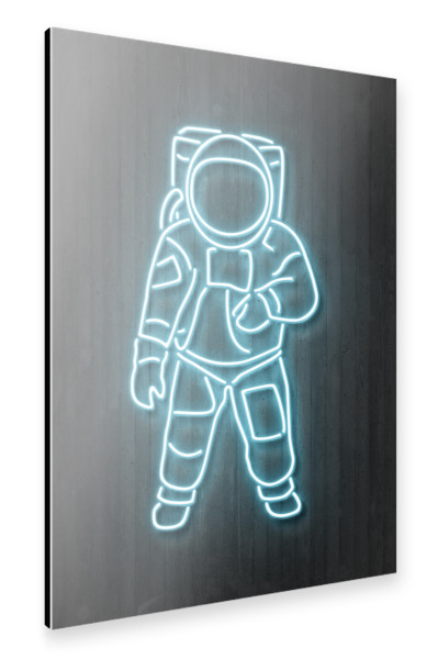 Alu-Dibond "Astronaut 6" 30x20 cm artboxONE