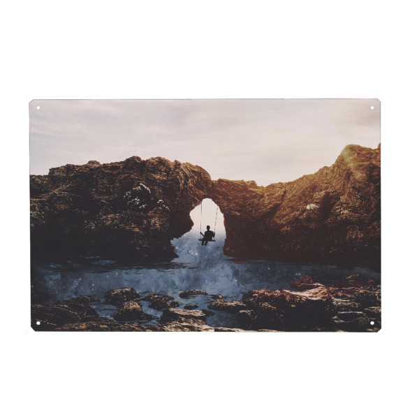 Metall Poster "PLAYGROUND UNIVERSE" artboxONE - Galaxy