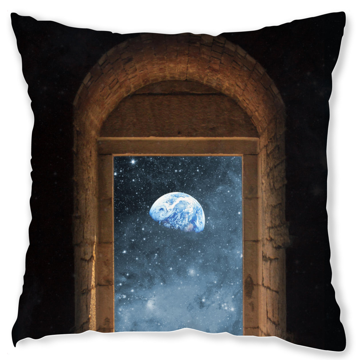 Design-Kissen "DOOR TO THE UNIVERSE" artboxONE - Reise,Galaxy