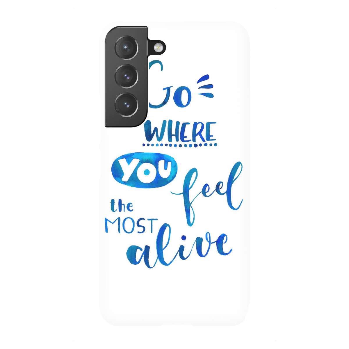 "Feel Alive"für Samsung Galaxy - Premium-Case Handyhülle artboxONE