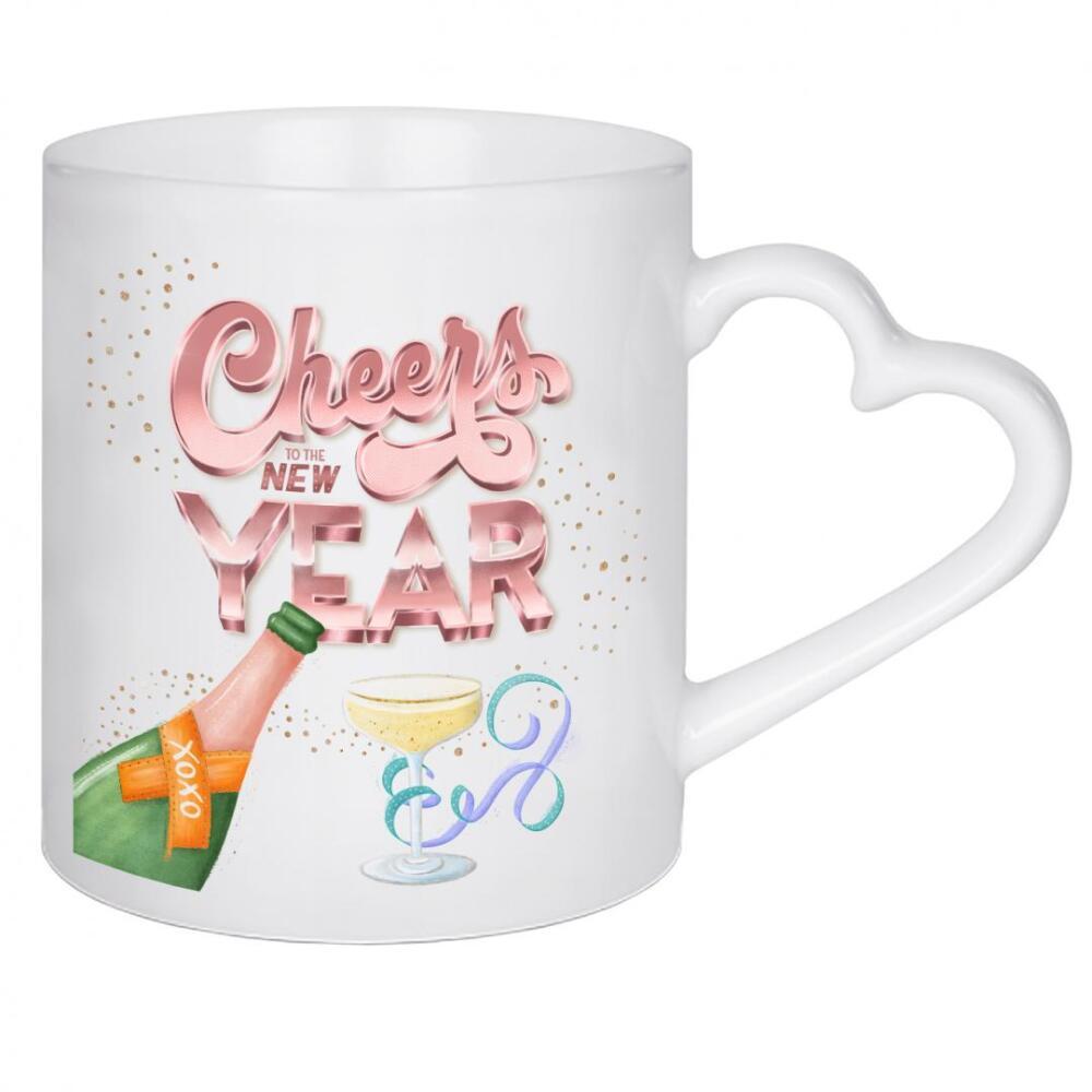 Herztasse "Auf ein Jahr voller Magie" artboxONE - Typografie,Essen & Trinken / Alkohol