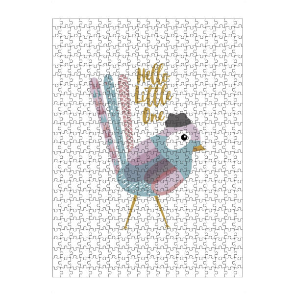 artboxONE Puzzle "Hello Little One" artboxONE - Typografie,Natur,Für Kinder,Tiere