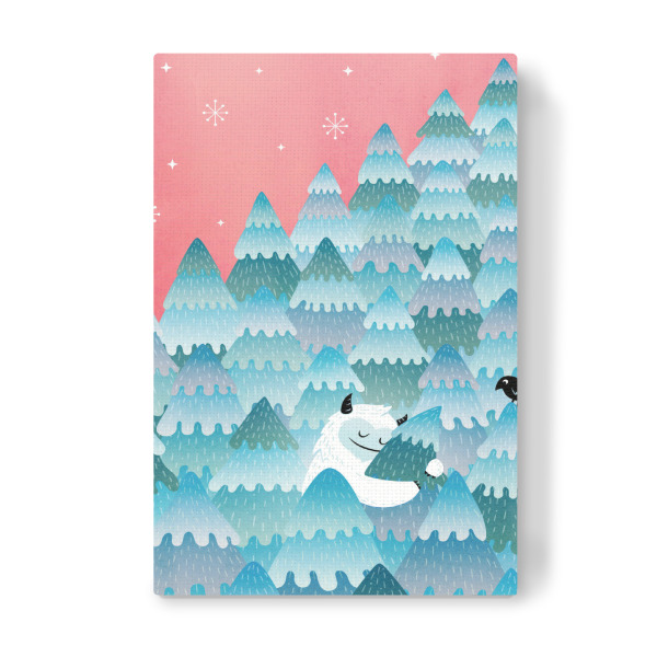 Leinwandbild "Tree Hugger" artboxONE - Für Kinder,Liebe,Weihnachten