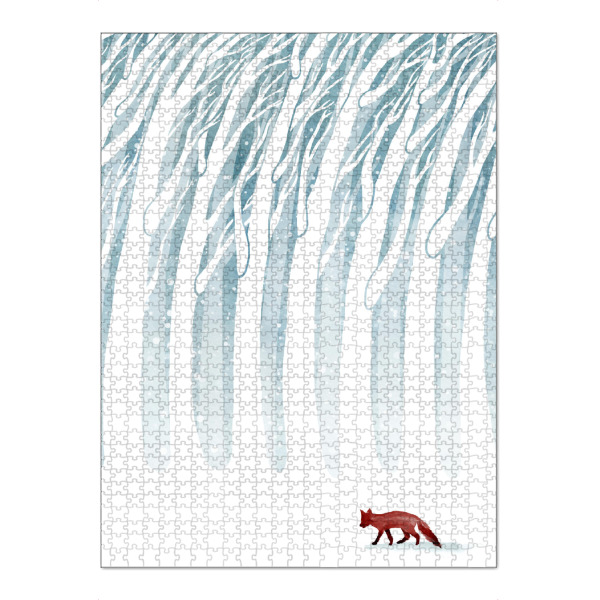 Puzzle Ravensburger "Winter Storm" artboxONE - Natur,Tiere,Weihnachten
