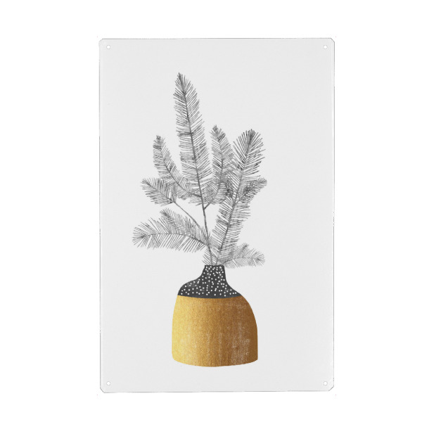 Holzbild "Urban Christmas 3" artboxONE - Typografie,Floral,Weihnachten