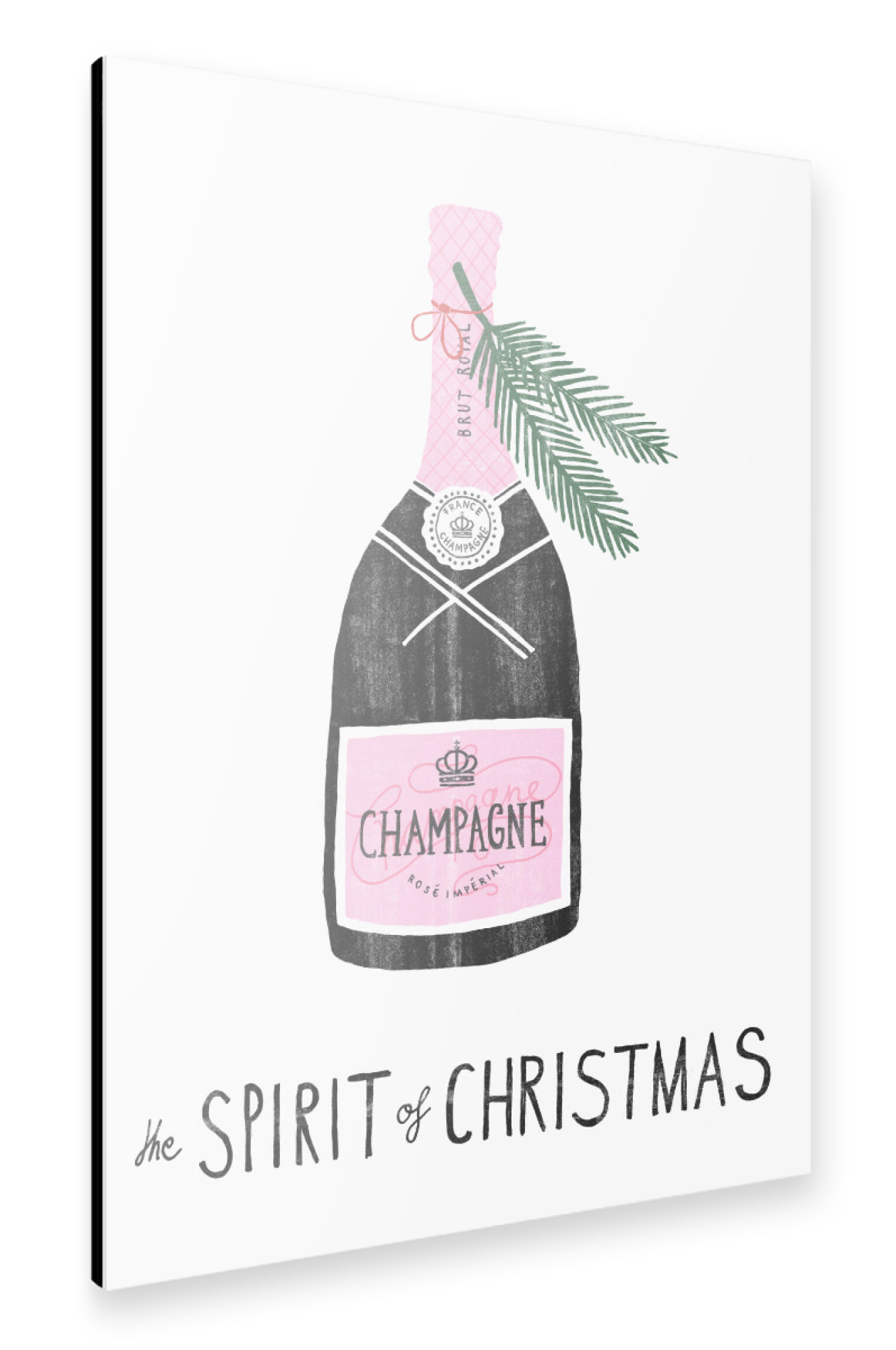 Alu-Dibond "Spirit of Christmas 1" 30x20 cm artboxONE