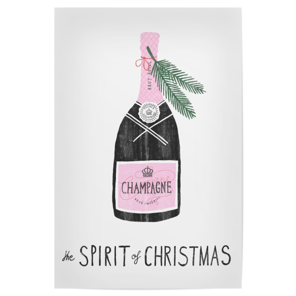 Poster "Spirit of Christmas 1" artboxONE - Typografie,Essen & Trinken,Weihnachten,Essen & Trinken / Alkohol