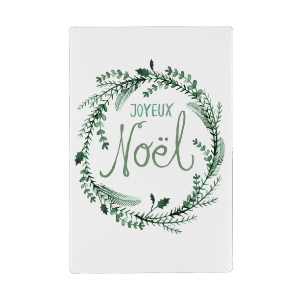 Holzbild "Evergreen 2" artboxONE - Typografie,Weihnachten