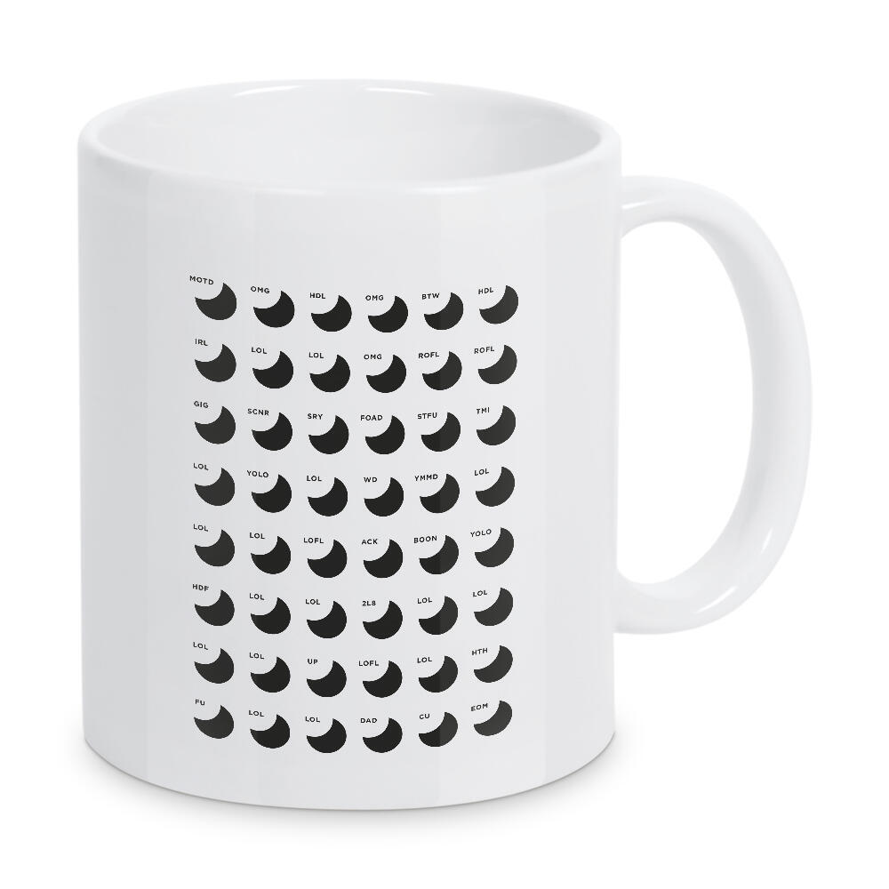 Tasse "LOL-YOLO-OMG" artboxONE - Typografie,Geometrie