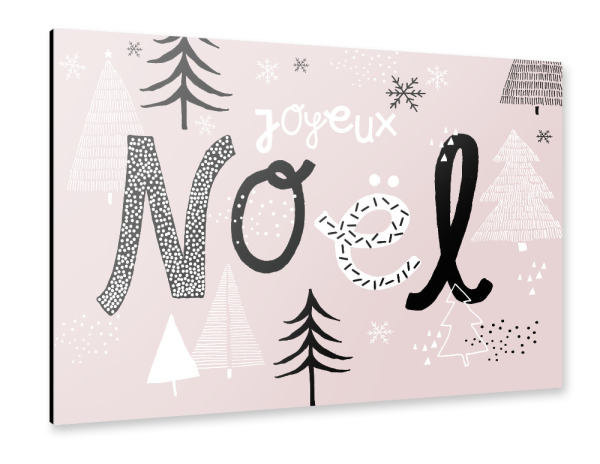 Alu-Dibond "Rosa Noel" 30x20 cm artboxONE