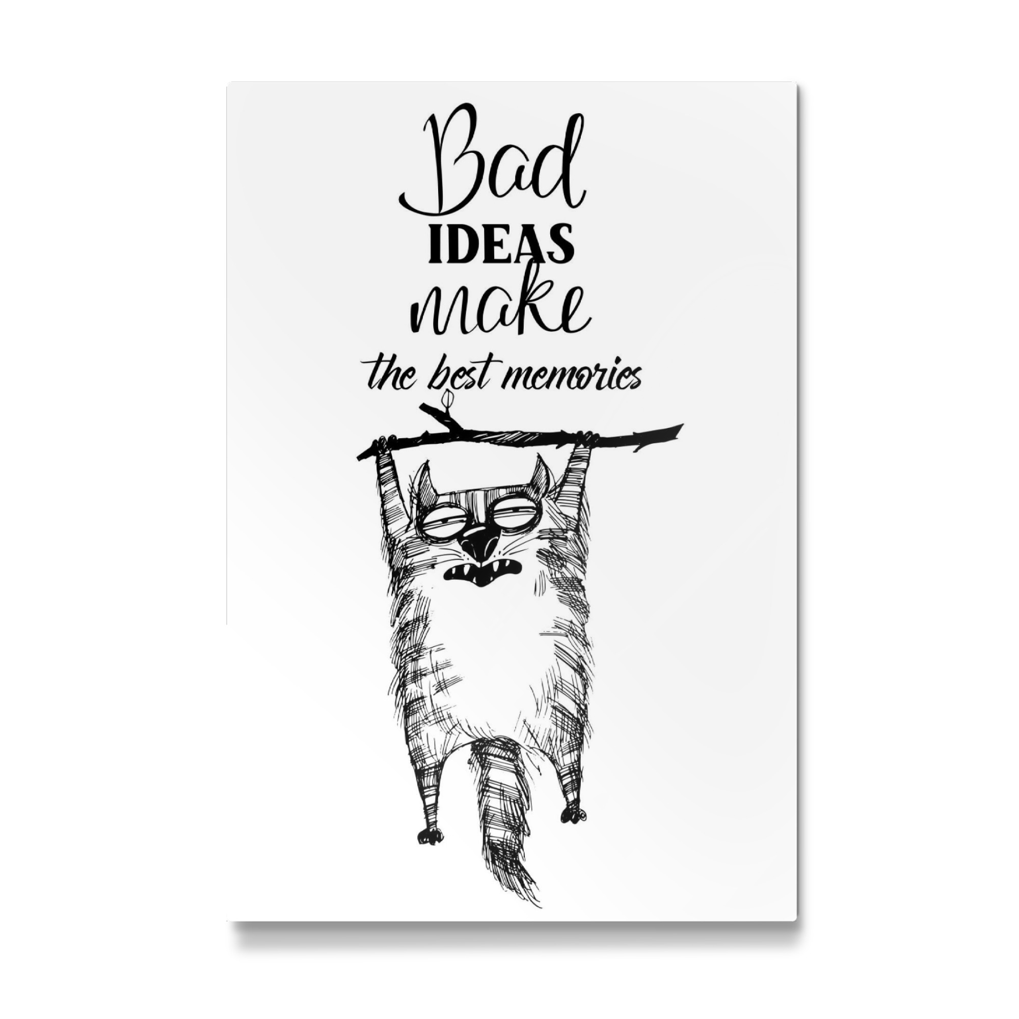 Galerie-Print "Best ideas make the best memorias" 75x50 cm artboxONE