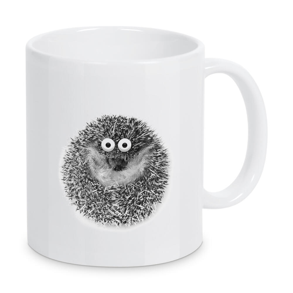 Tasse "Funny Hedgehog" artboxONE - Für Kinder,Tiere - Igel,Lustig,Augen,Niedlich,Stacheln,Tier,Haustier,Fotografie