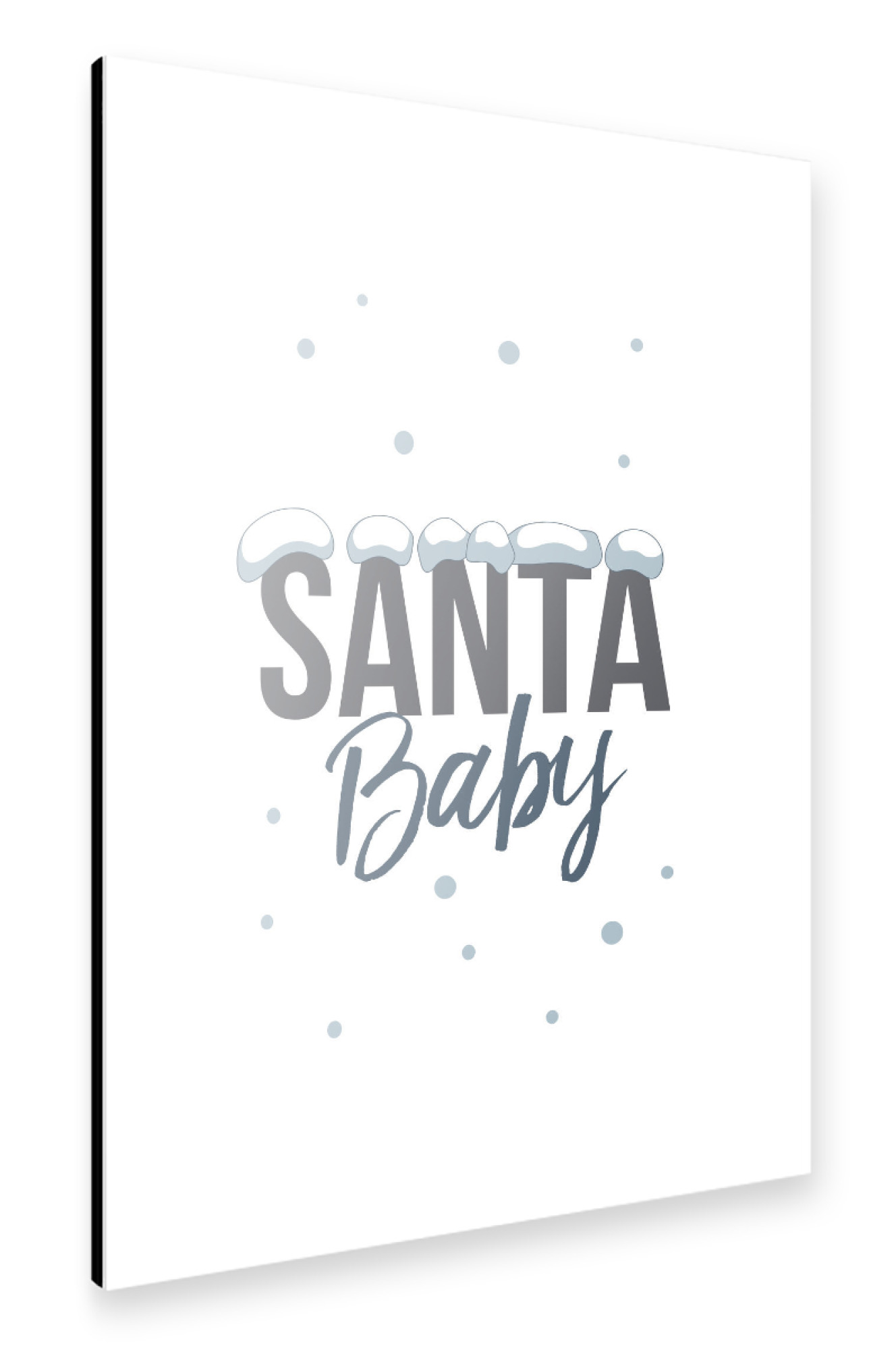 Alu-Dibond "Santa 3" 30x20 cm artboxONE