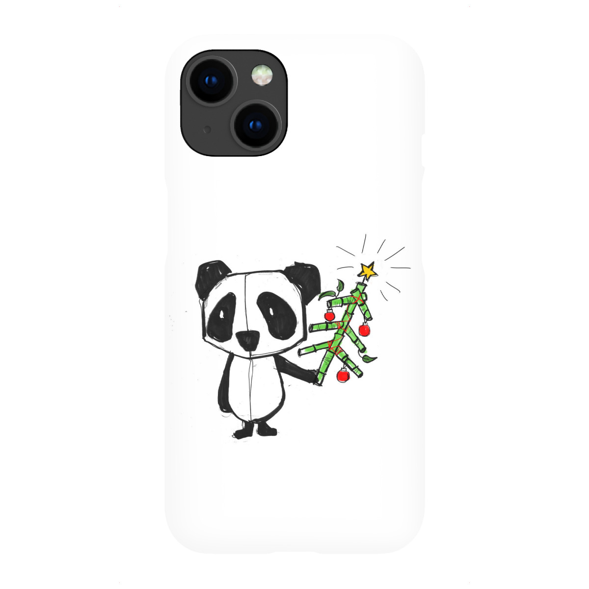 "Panda X Mas"für iPhone - Premium-Case Handyhülle artboxONE