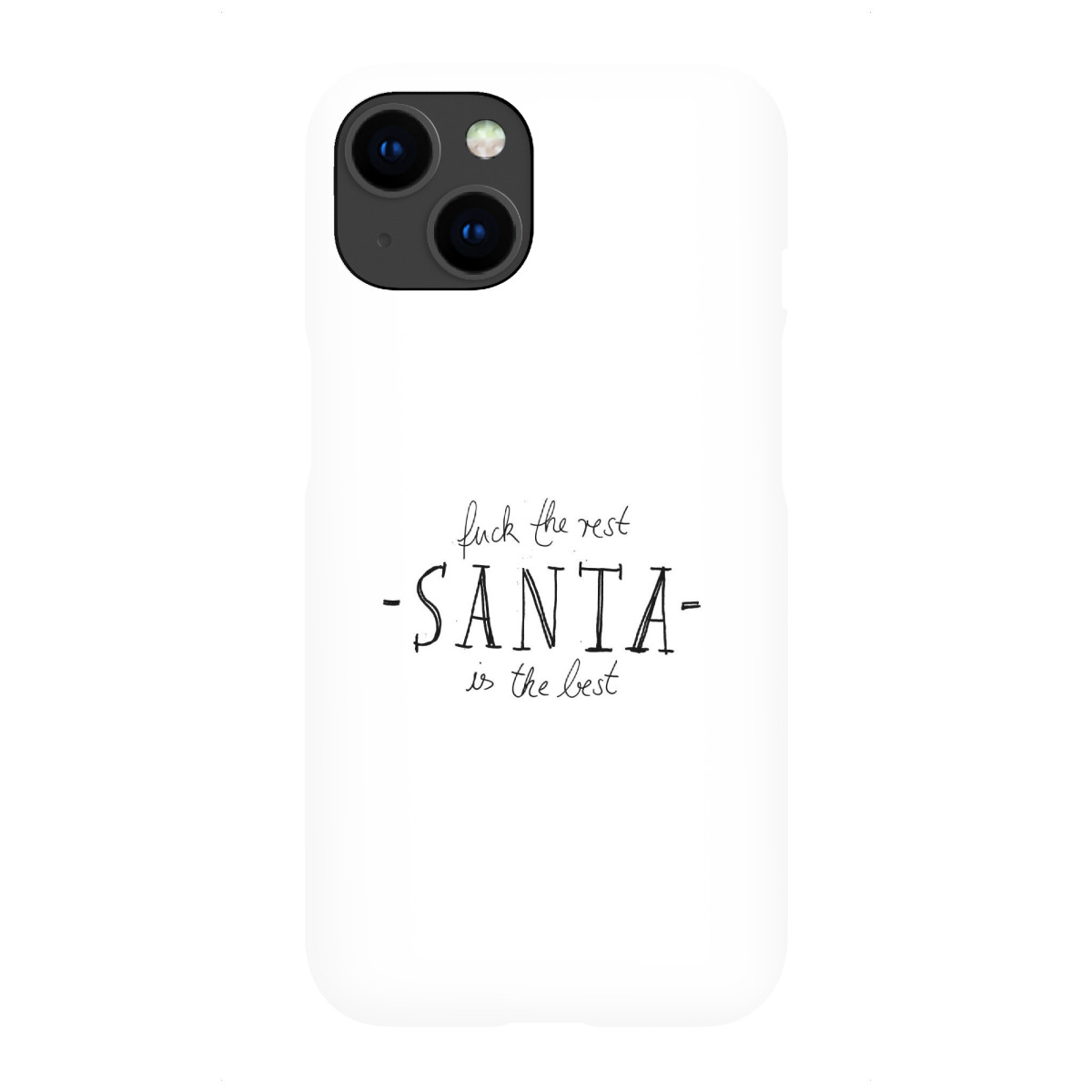 "Santa Is The Best"für iPhone - Premium-Case Handyhülle artboxONE
