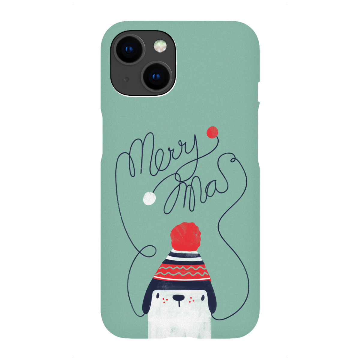 "Warme Weihnachten"für iPhone - Premium-Case Handyhülle artboxONE