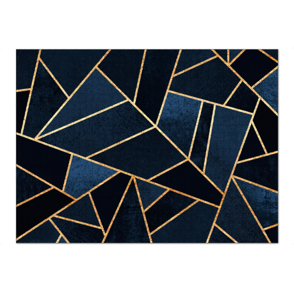 Puzzle Ravensburger "Navy Stone" artboxONE - Abstrakt,Geometrie - Geometrisch,Gold,Navy,Stone,Formen,Abstrakt - Bild geometrisch
