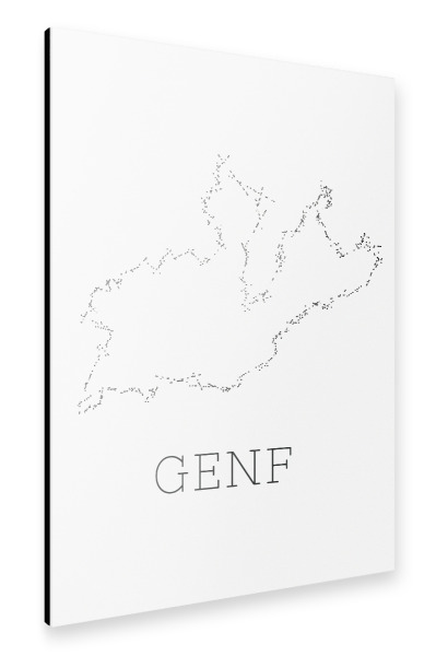 Alu-Dibond "Genf 3" 30x20 cm artboxONE