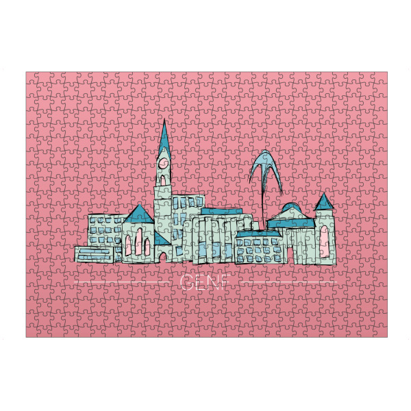 artboxONE Puzzle "Genf 20" artboxONE - Städte,Typografie,Reise,Reise / Länder,Städte / Weitere