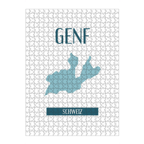 artboxONE Puzzle "Genf 19" artboxONE - Städte,Typografie,Reise,Reise / Länder,Städte / Weitere