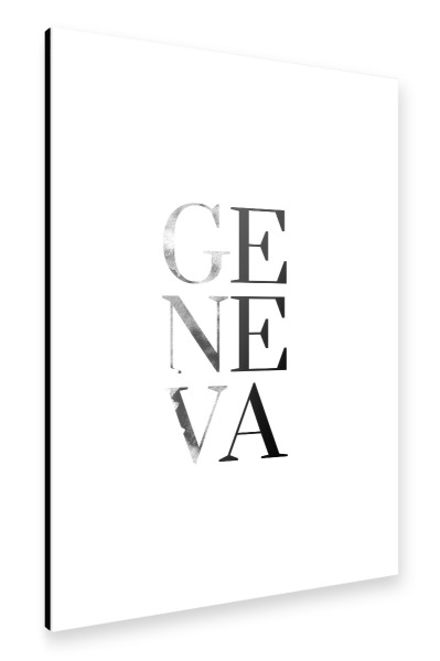 Alu-Dibond "Genf 2" 30x20 cm artboxONE