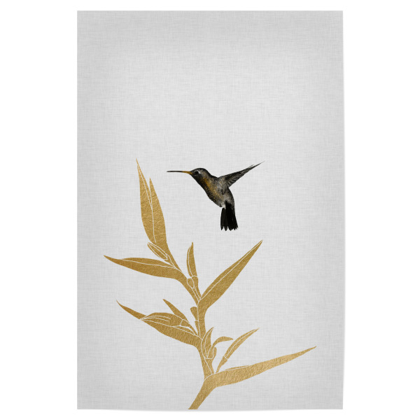 Poster "Golden Kolibri" artboxONE - Natur,Tiere,Abstrakt