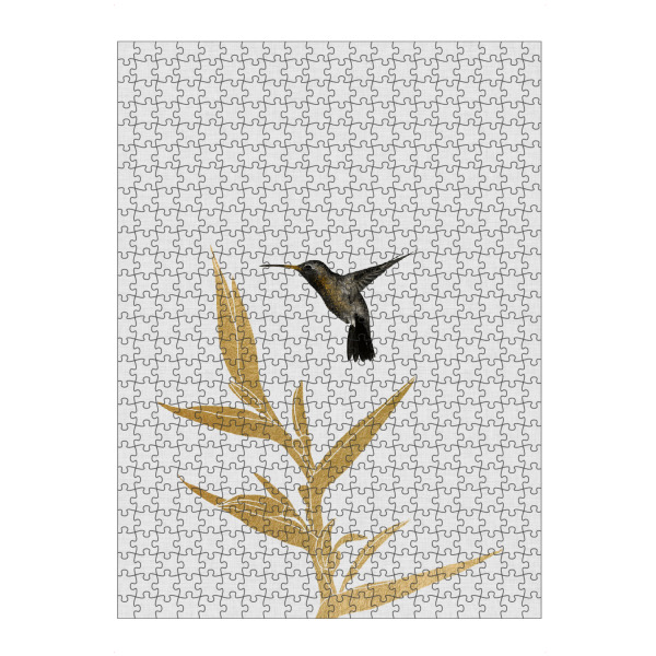 Puzzle Ravensburger "Golden Kolibri" artboxONE - Natur,Tiere,Abstrakt