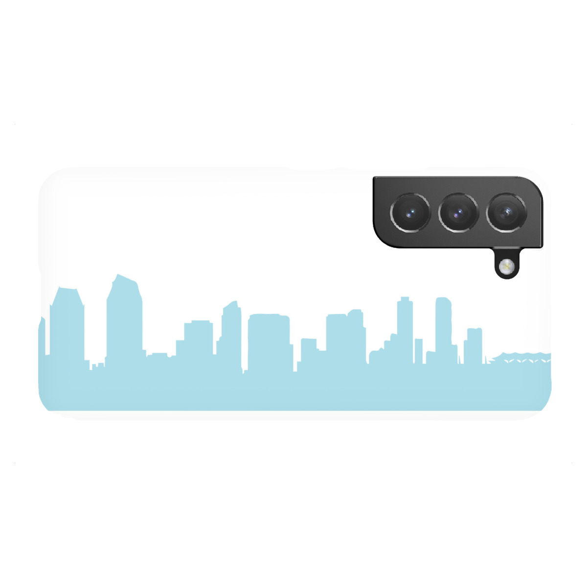 "SAN DIEGO 08 Pastel-Blue Print"für Samsung Galaxy - Premium-Case Handyhülle artboxONE