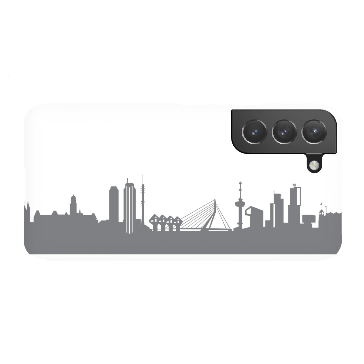 "ROTTERDAM 02 Dunkelgraue Skyline"für Samsung Galaxy - Premium-Case Handyhülle artboxONE