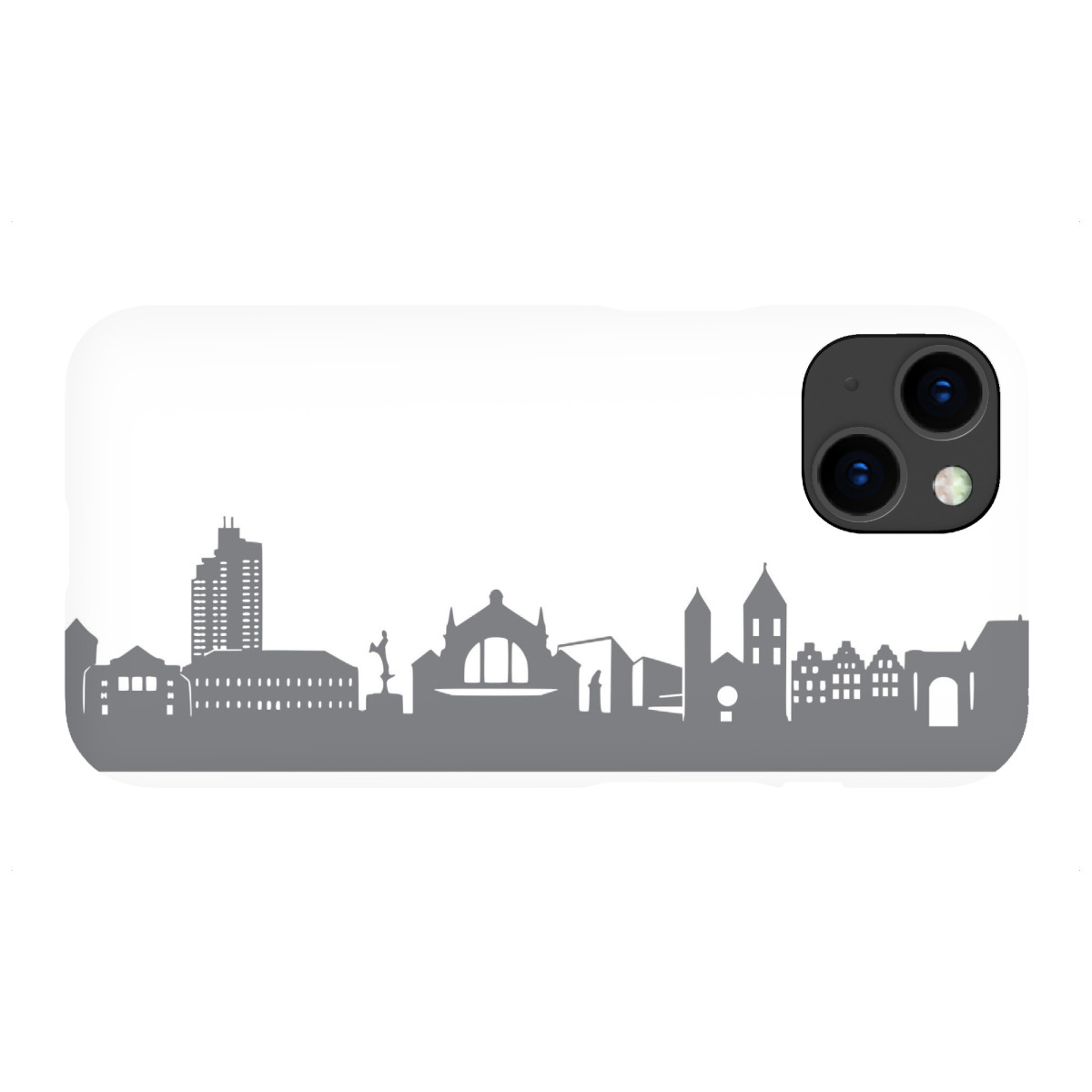 iPhone "OSNABRÜCK 02 Dunkelgraue Skyline" Premium-Case Handyhülle artboxONE