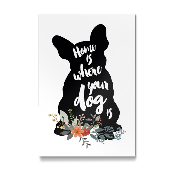 Galerie-Print "Zuhause ist wo dein Hund ist" 30x20 cm artboxONE
