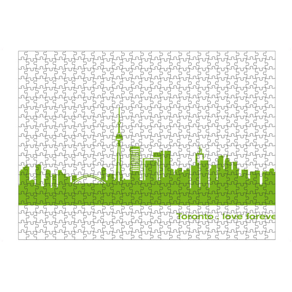 artboxONE Puzzle "TORONTO 01 Grennery Print" artboxONE - Städte,Städte / Weitere