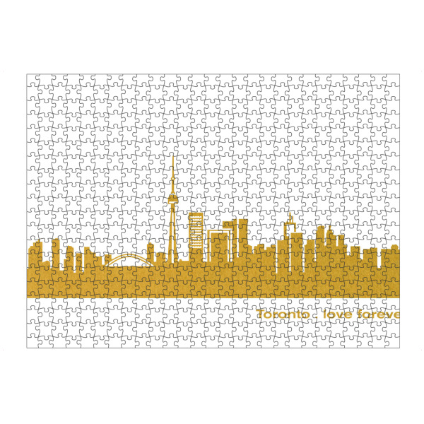 artboxONE Puzzle "TORONTO GOLD Druck" artboxONE - Städte,Reise,Städte / Weitere