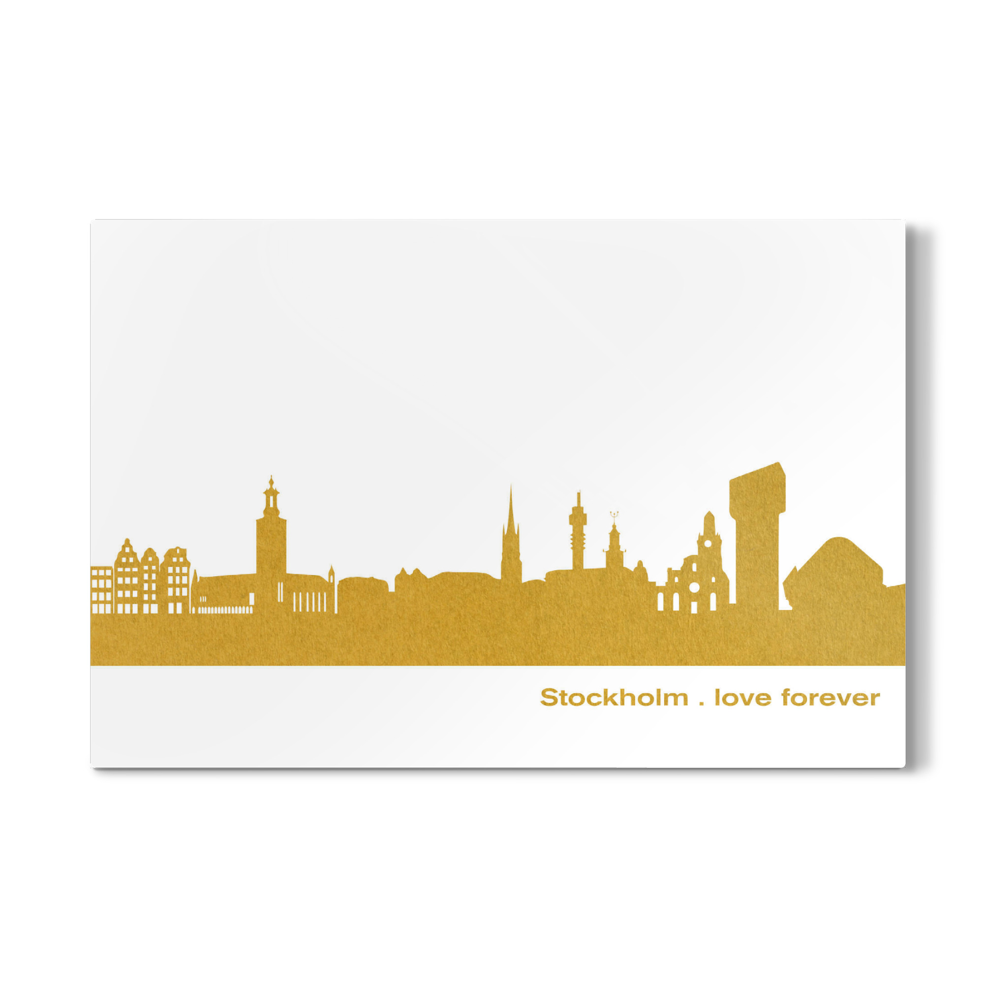 Galerie-Print "STOCKHOLM GOLD Druck" 75x50 cm artboxONE