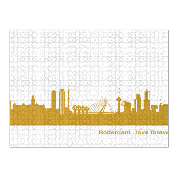 Puzzle Ravensburger "ROTTERDAM GOLD Druck" artboxONE - Städte,Reise,Städte / Weitere