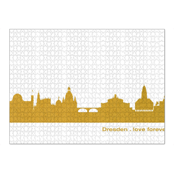 Puzzle Ravensburger "DRESDEN GOLD Druck" artboxONE - Städte,Reise,Städte / Dresden
