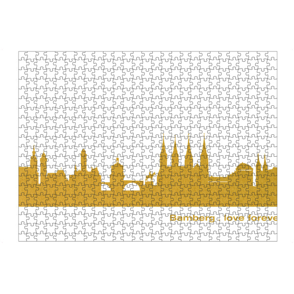 Puzzle Ravensburger "BAMBERG GOLD Druck" artboxONE - Städte,Reise,Städte / Weitere