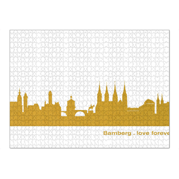Puzzle Ravensburger "BAMBERG GOLD Druck" artboxONE - Städte,Reise,Städte / Weitere